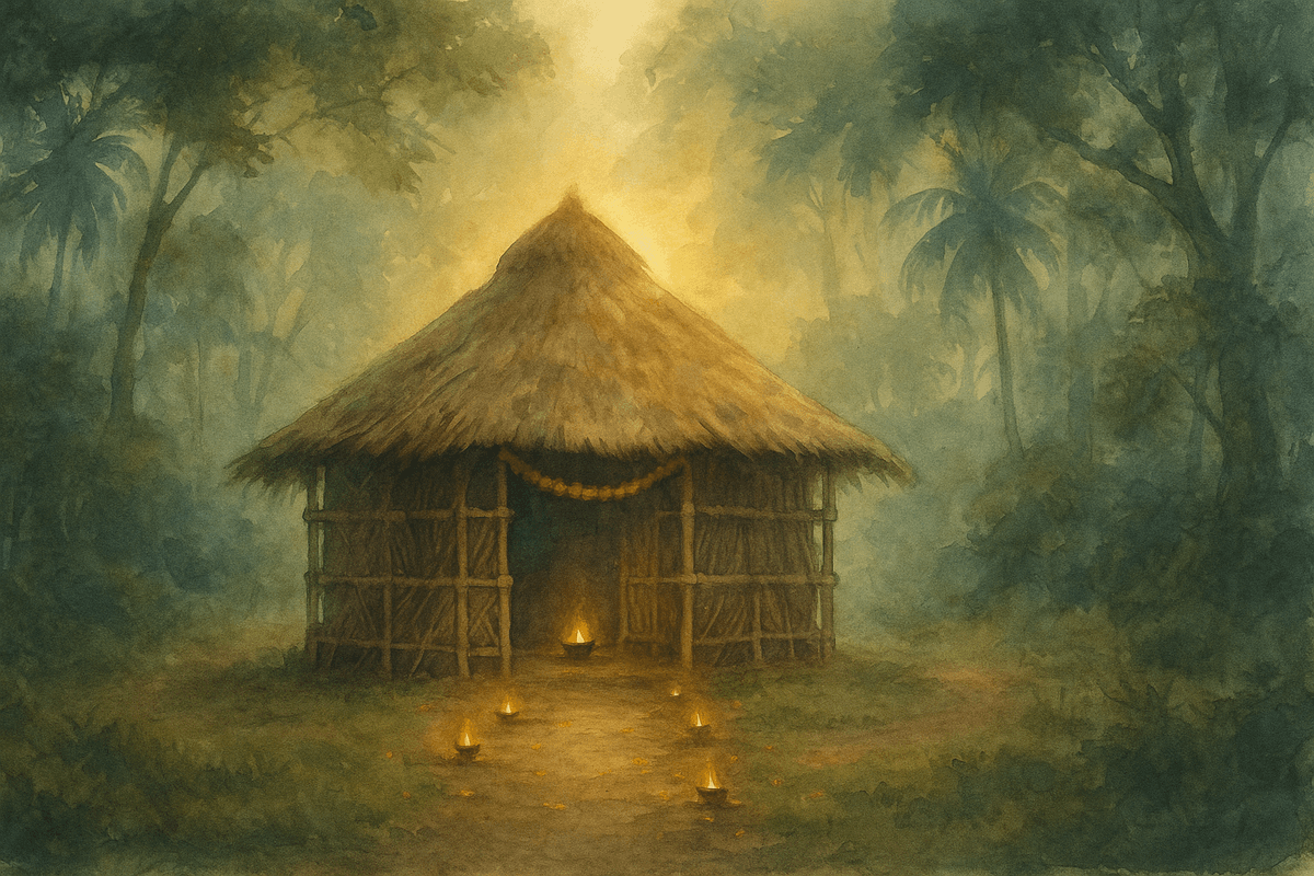 Aadishthala at Kutharu—original seat of Koragajja, Raktheshwari, Bermer, and Yelver Siri's